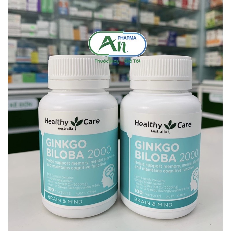 VIÊN UỐNG BỔ NÃO GINKGO BILOBA 2000 Heathy Care