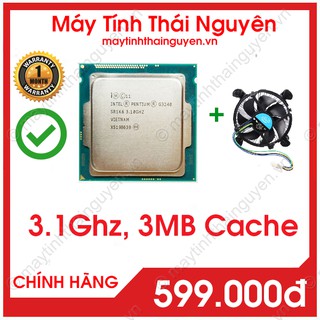 CPU Pentium G3240 [Chính hãng SX tại Việt Nam) (3.1GHz/3Mb Cache/Socket 1150) (Qua sử dụng)