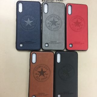 Ốp da họa tiết Converse cao cấp sang trọng cho galaxy A10