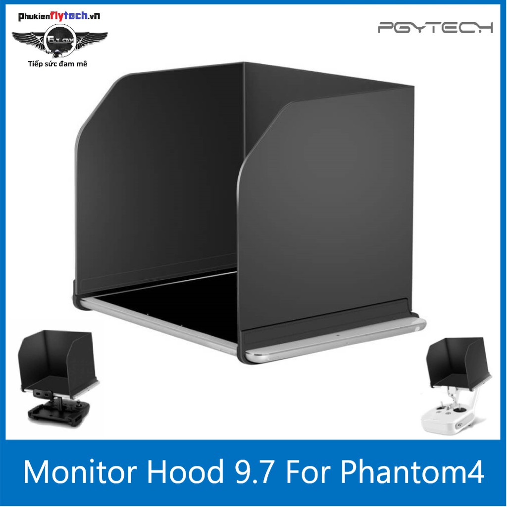 Hốc che nắng máy tính bảng max 9.7 inch – PGYTECH - Chính hãng - Chống lóa, chống nắng chiếu vào màn hình