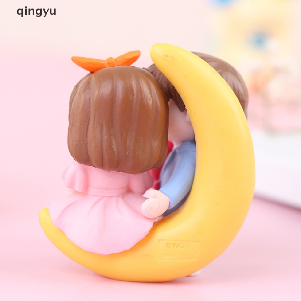 Qingyu Mô Hình Cặp Đôi Lãng Mạn Ngọt Ngào Trang Trí Đám Cưới