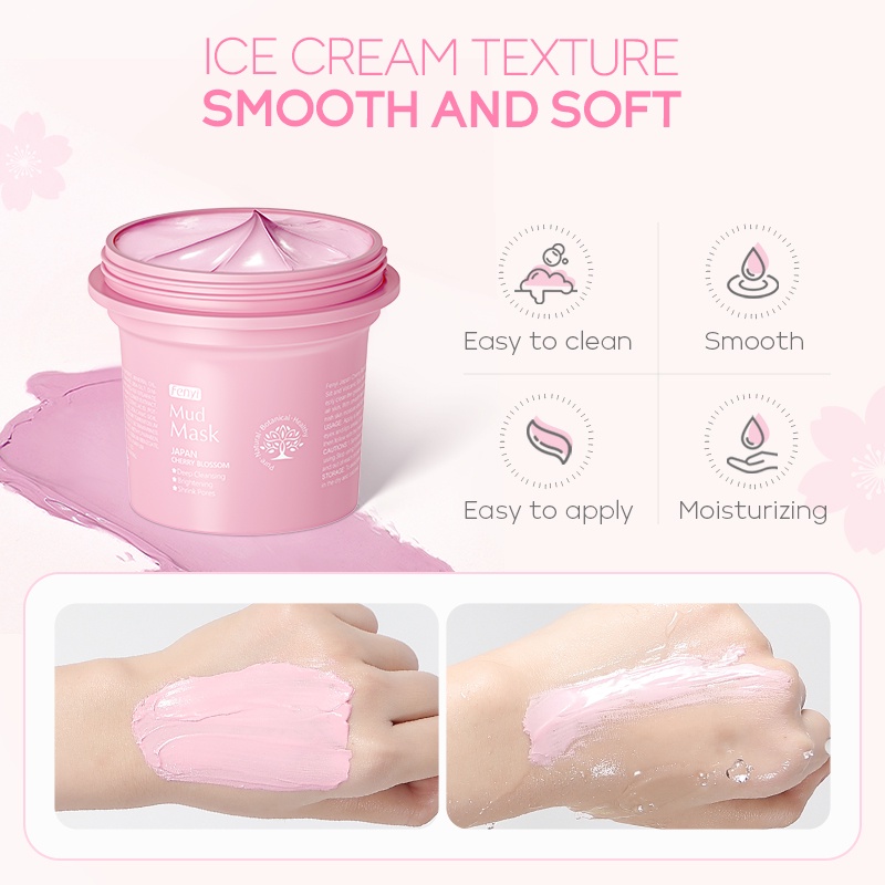 Mặt Nạ Bùn Hoa Anh Đào Cân Bằng Dầu FENYI Japen 100g