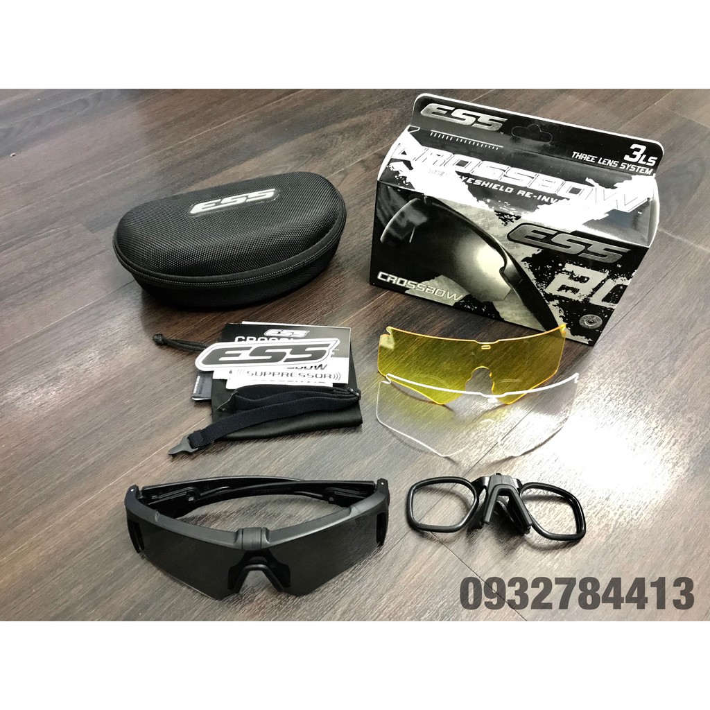 Mắt kính lính nhiều tròng Crossbow AF có gọng cận | BigBuy360 - bigbuy360.vn