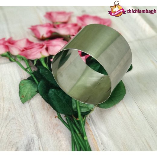 Khuôn Tròn / Ring Không Đáy Cao 8cm - 8inch