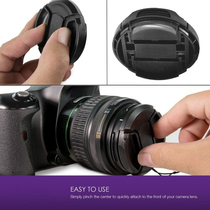 Lens cap 43mm nắp đậy bảo vệ ống kính máy ảnh phi 43mm