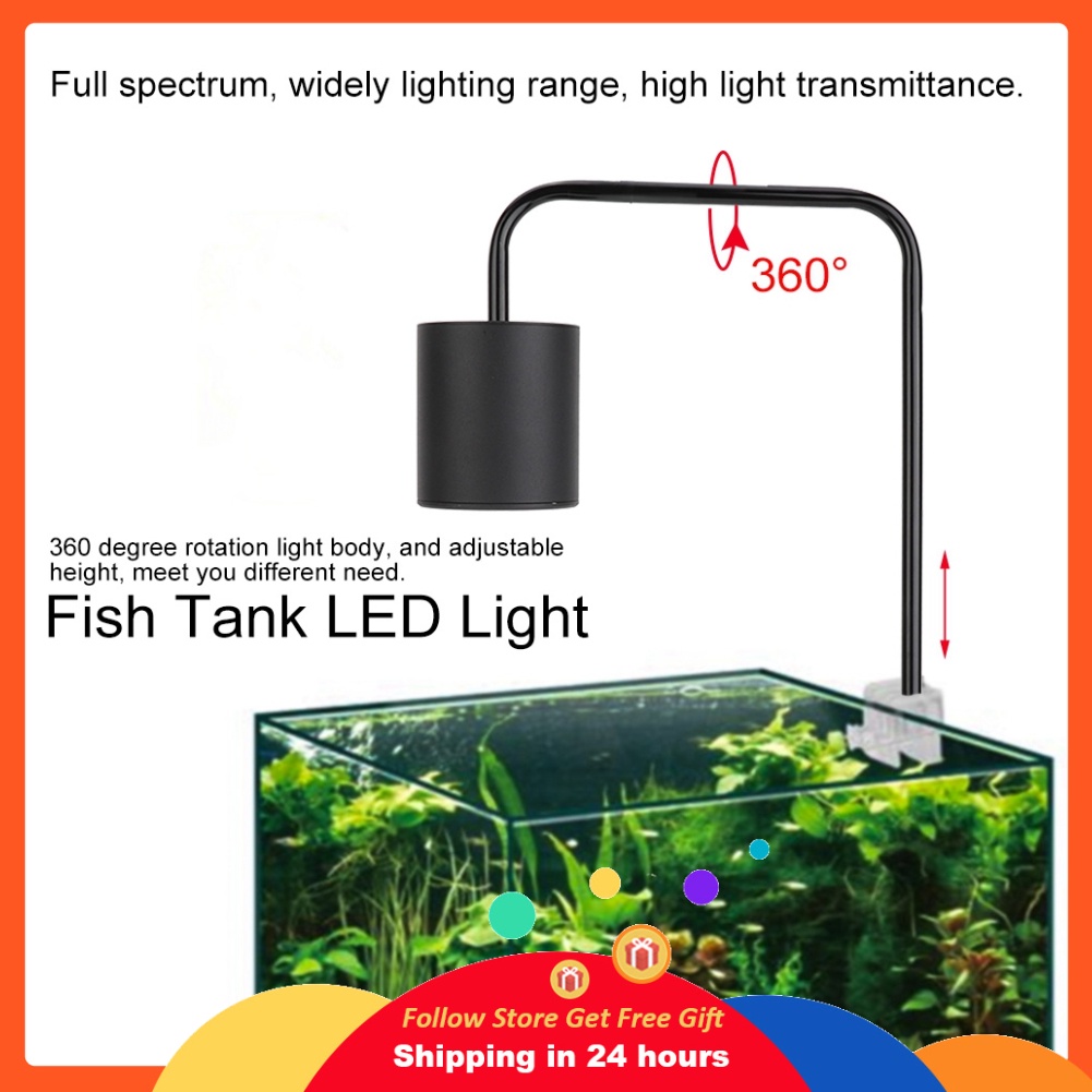 Đèn LED chiếu sáng bể cá chống thấm nước có thể điều chỉnh Đèn rọi thủy sinh đèn biotop - phụ kiện thủy sinh ĐÈN LED KẸP BỂ CÁ - ĐÈN LED KẸP - ĐÈN HỒ THỦY SINH - HỒ CÁ CẢNH Đèn rọi cho hồ thủy sinh, hồ cá