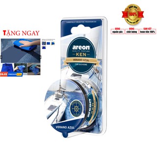 Sáp thơm ô tô DU THUYỀN Hương CHANH XẢ - TƯƠI MÁT, SẢNG KHOÁI, CHỐNG SAY XE - Verano Azul AREON