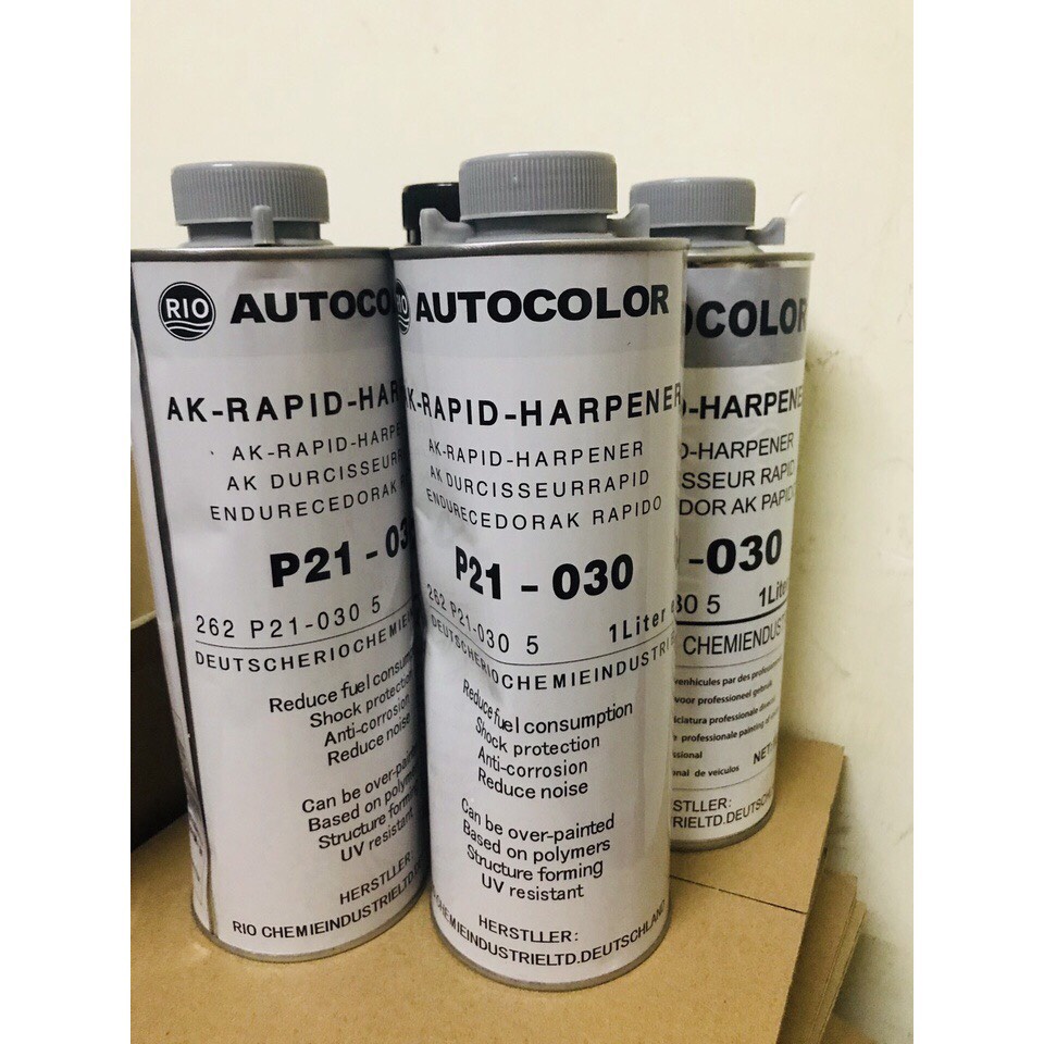 Combo 6 chai sơn gầm chống ồn P21 Autocolor màu đen