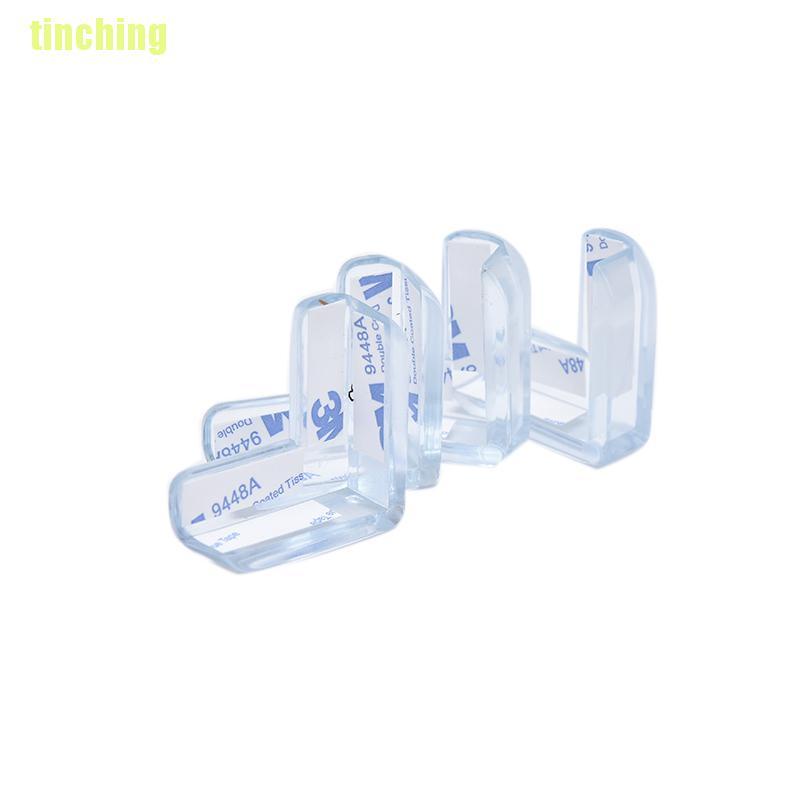 Bộ 4 Miếng Bọc Bàn Bằng Cao Su Trong Suốt Bảo Vệ An Toàn Cho Bé