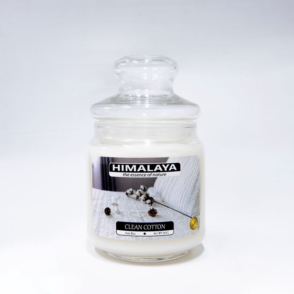 Nến thơm Himalaya hương Clean Cotton 343g/545g