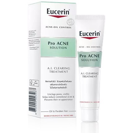 Tinh Chất Giảm Mụn Sau 1 Tuần Eucerin ProAcne AI Clearing Treatment 40ml