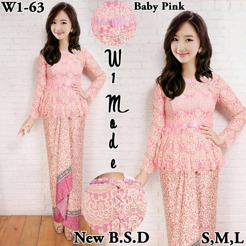 (hàng Mới Về) Kem Nền Trang Điểm Kebaya W1-63 Baby Pink