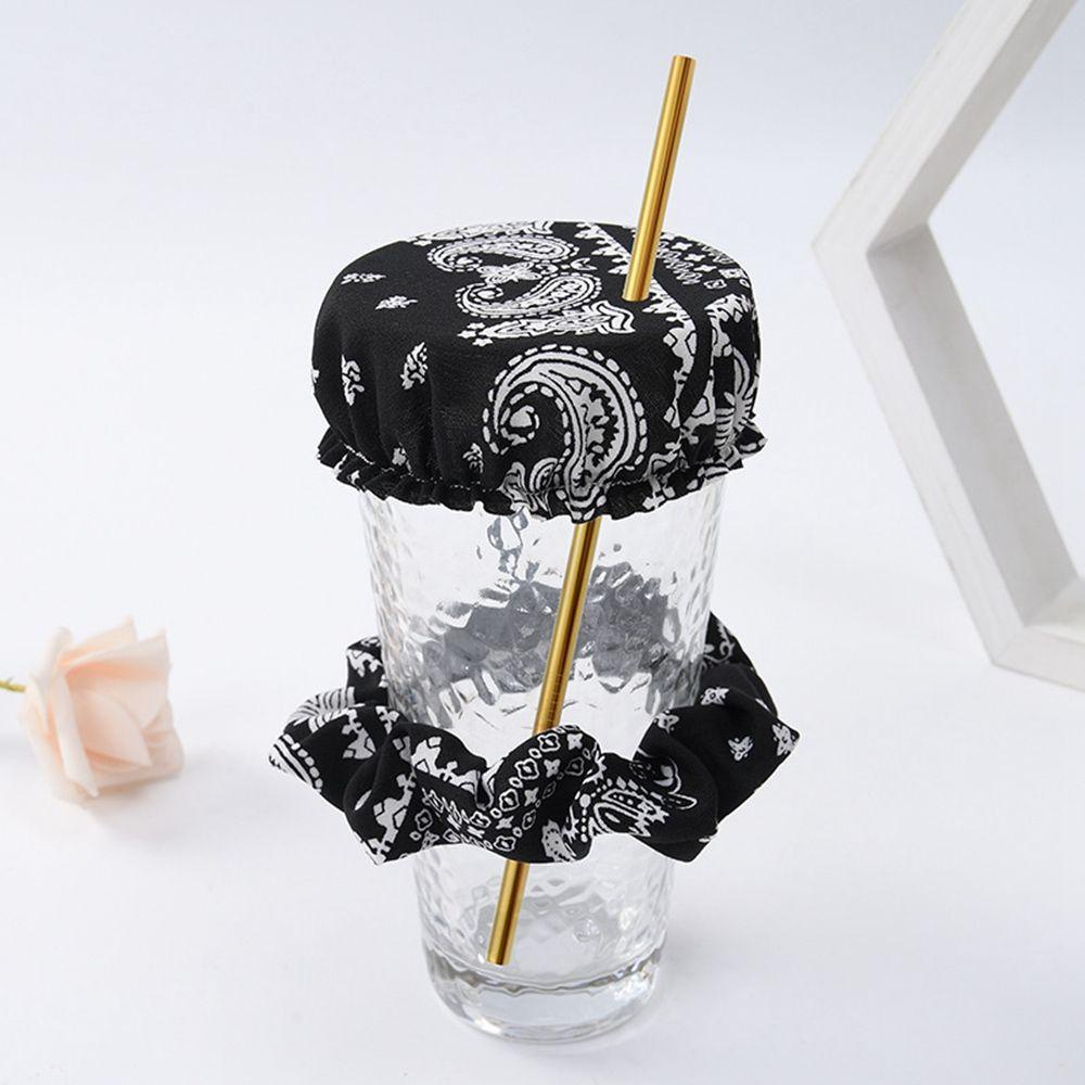 Dây Cột Tóc Scrunchie Màu Đen Thời Trang Cho Nữ