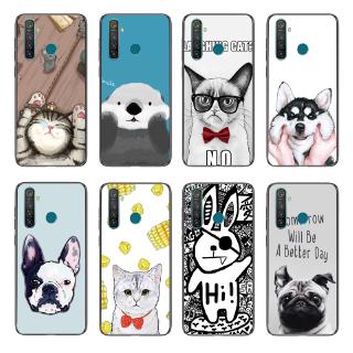 Ốp lưng TPU dẻo hình con thỏ cho OPPO Realme 5 Pro/Realme Q/Realme XT/X2/K5/X Lite