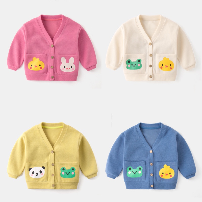 Áo len candigan mỏng cho bé trai và bé gái