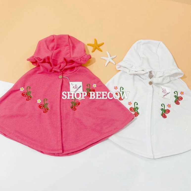 MỚI | ÁO CHOÀNG CÔNG CHÚA MŨ NHÚN BÈO SIÊU DỄ THƯƠNG CHO BÉ YÊU 8-16KG | VIDEO THẬT| SHOP BEECOW