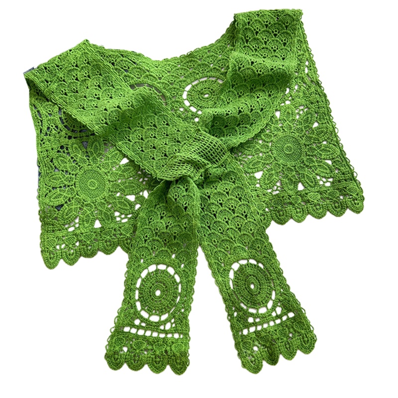 Khăn Choàng Cổ Và Khăn Choàng Ren Thêu Móc Thời Trang Nữ