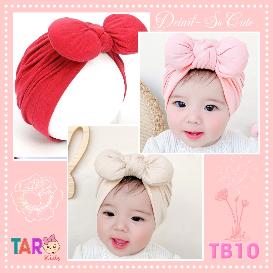 Mũ tuban cho bé hình nơ mềm mại cho bé