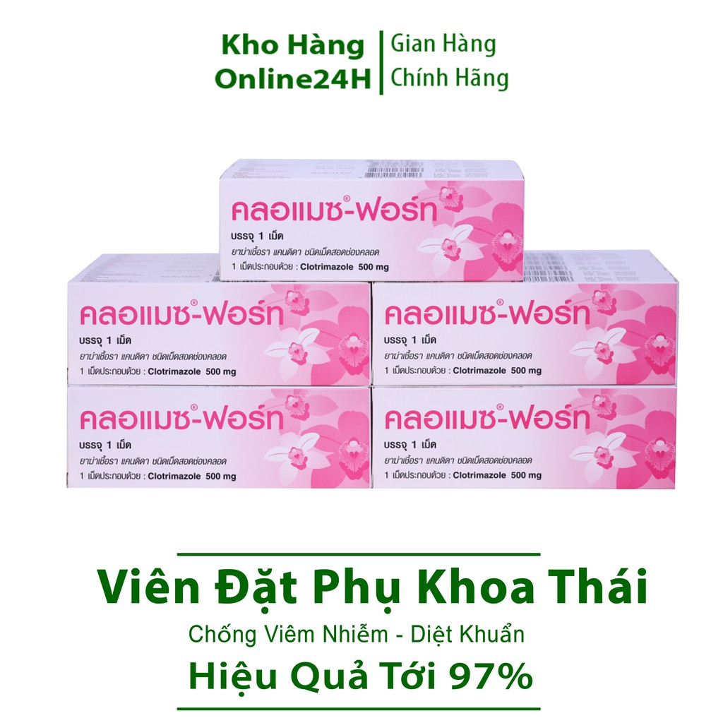 Viên phụ khoa Thái chính hãng (hộp 1 viên)