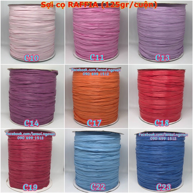 Sợi Cọ RAFFIA (cuộn 125gr)