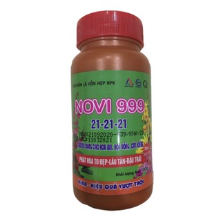Phân bón lá NOVI 999 21-21-21 chuyên dùng cho hoa Lan và cây cảnh giúp hoa to đẹp lâu tàn KINA03 | Vạn Tín Store
