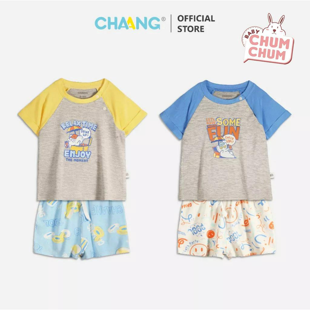 Bộ Cộc Raglan Pool Bé Trai CHAANG SS23D4