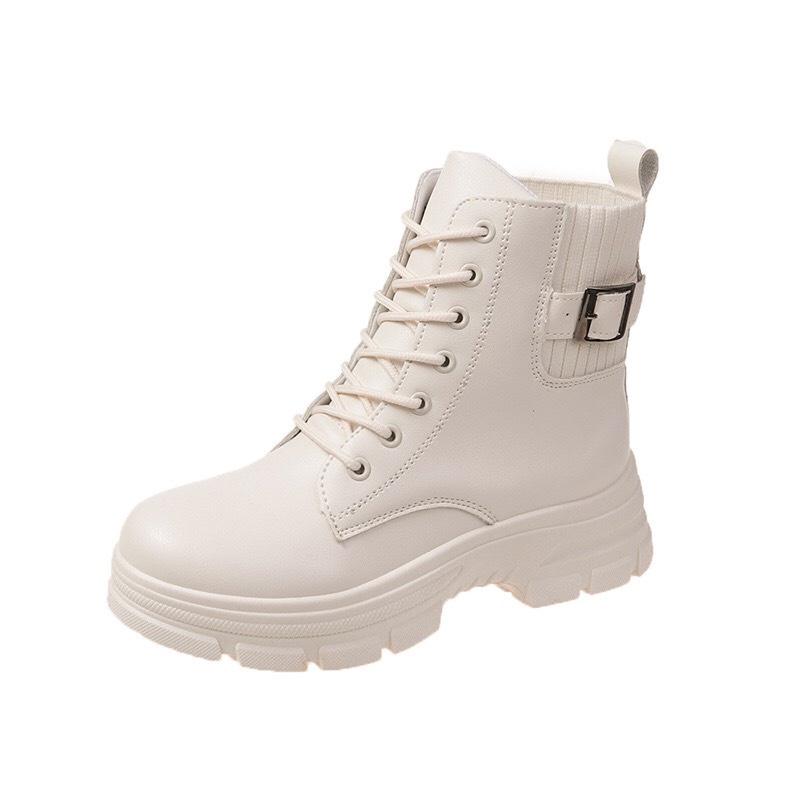 Giầy Bốt nữ cao cổ Boot Martin hàng đẹp tăng chiều cao full Box MSPBOT551