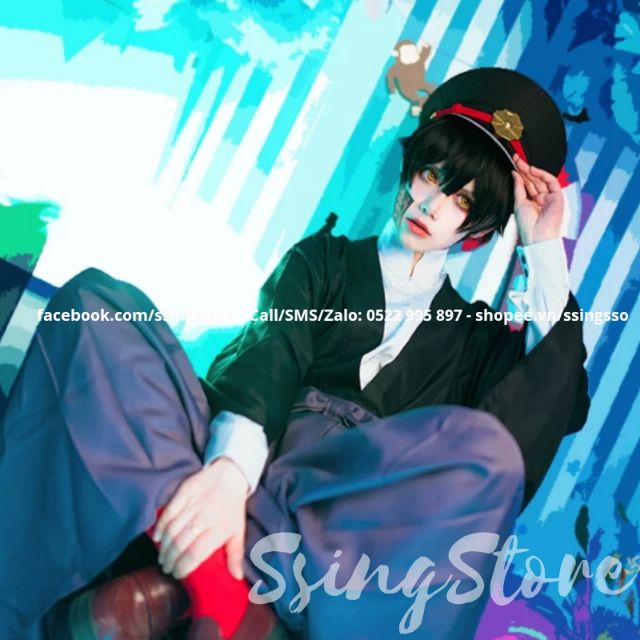 Set COSPLAY nhân vật Yugi Tsukasa trong manga Jibaku Shounen Hanako-kun