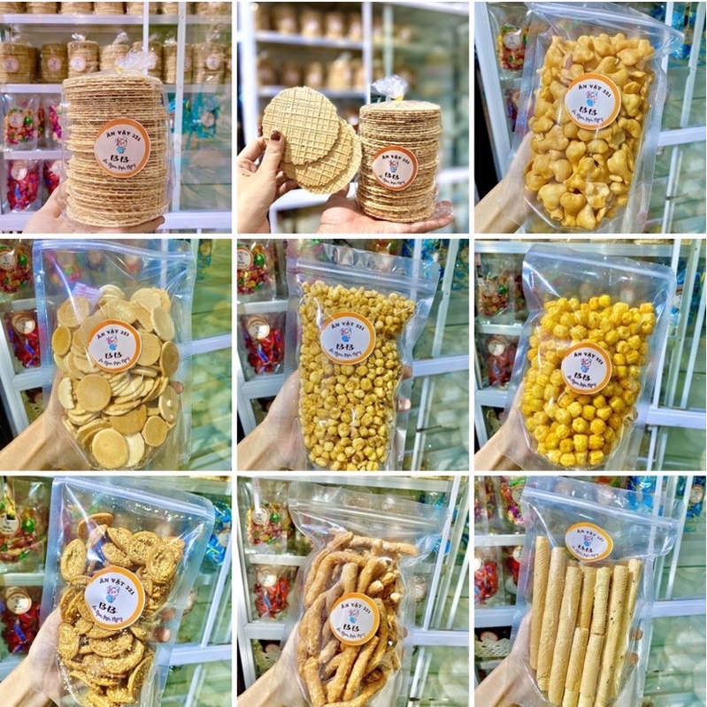 Bánh nhiều loại tự chọn Ăn Vặt lai rai
