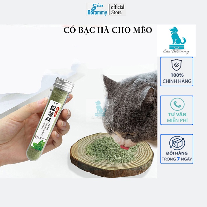 Cỏ bạc hà cho mèo Catnip tuýp 50ml tăng cường chất xơ ,vitamin tiêu hóa lông mèo