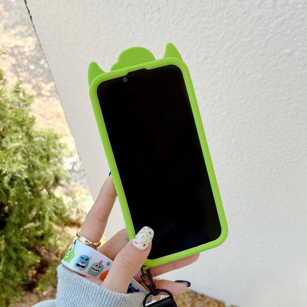 Ốp Điện Thoại Silicon Mềm Hình Mike 3D Cho Iphone 14 14 Pro Max 12 13 Pro Max 7 8 Plus X XS Plus XR 11 Pro Max
