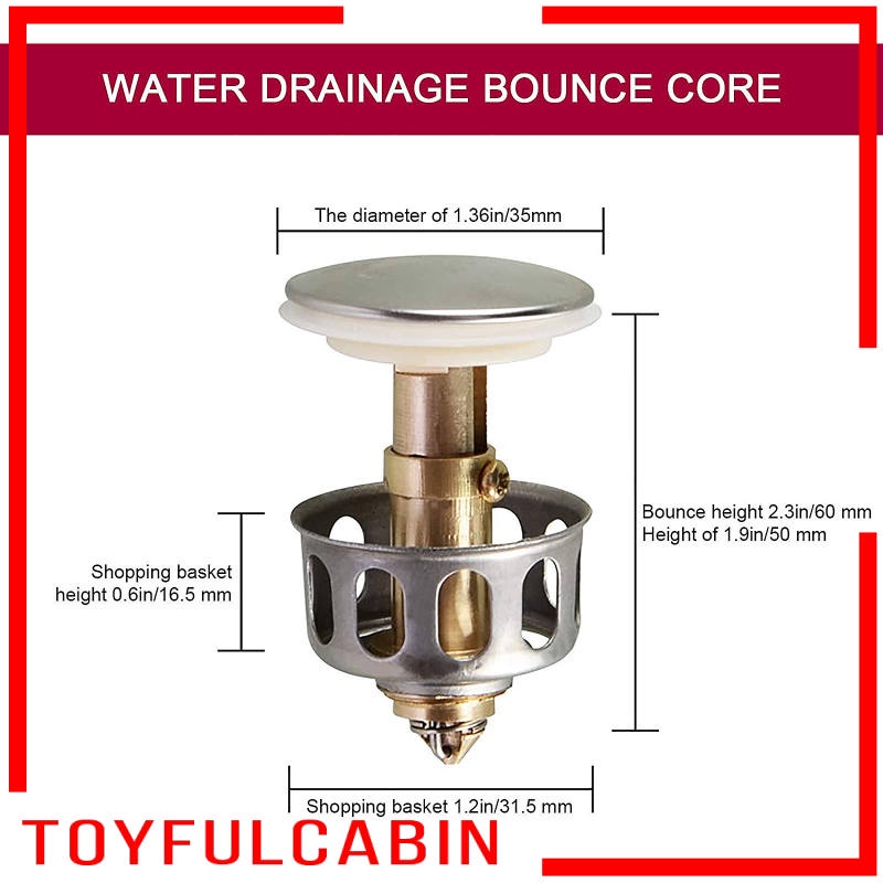 Nắp Lọc Chặn Bồn Rửa Chén / Bồn Tắm Thông Dụng