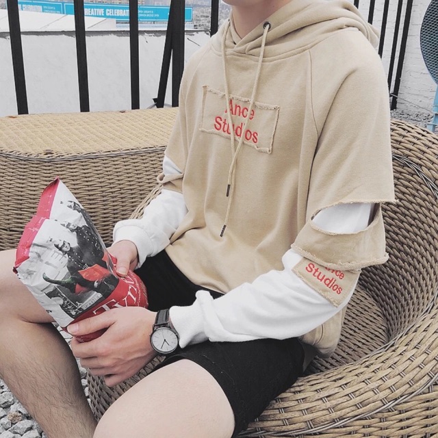 Áo hoodie nỉ unsiex form rộng Studios nam nữ ulzzang Wind | BigBuy360 - bigbuy360.vn