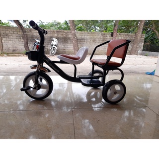 Xe Đạp Xích Lô 2 Ghế Cho Bé