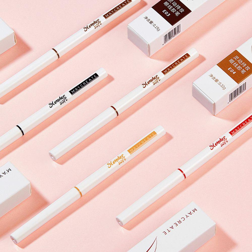 Bút Kẻ Mắt Dạng Gel Lấp Lánh Lâu Trôi Chống Thấm Nước Không Bị Nhòe Tiện Lợi