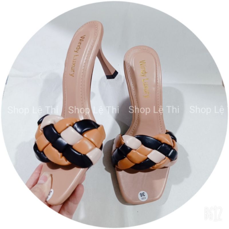Gót 5p đan nhiều màu giá rẻ xinh xắn