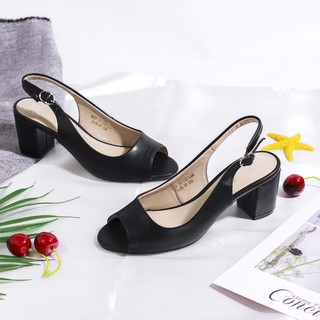 Giày Cao Gót 5cm Hở Mũi Hở Gót P180 Pixie