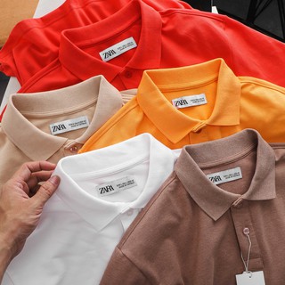 Áo thun trơn có cổ, polo basic men 2021