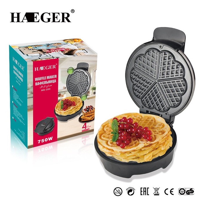 [ SỈ - LẺ ] Máy làm bánh HAEGER đa năng, bánh bông lan, bánh waffle [ BH - 12 Tháng]