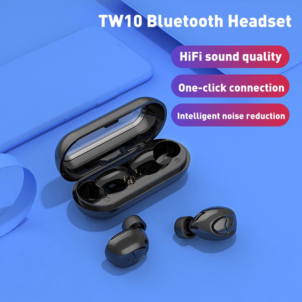 Tai Nghe Không Dây Hel + Bluetooth 5.0 Âm Thanh Stereo Sống Động