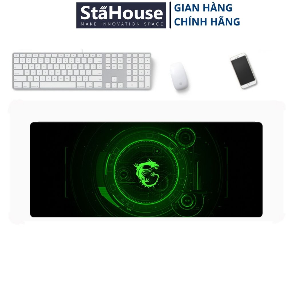 Lót Chuột Cỡ Lớn Gaming Stahouse Chuyên Game Thủ, Bàn Di Chuột Cỡ Lớn Pad Chuột TLC103 KT 80X30Cm