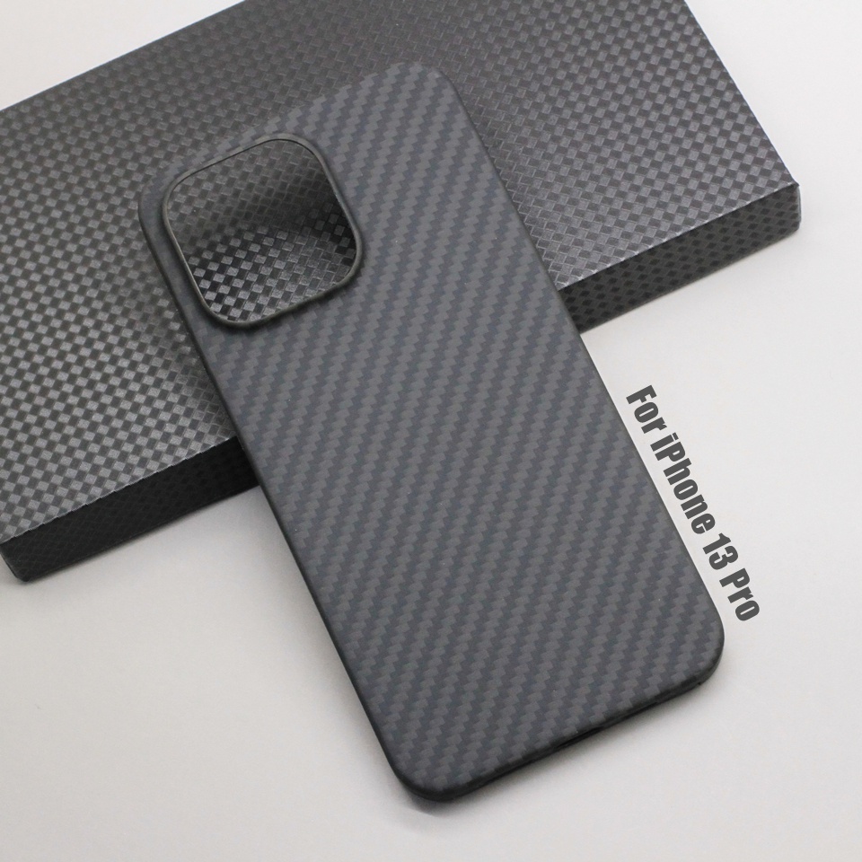 Ốp Điện Thoại Sợi Carbon Siêu Mỏng Cho iPhone 13 Pro Max i13 Mini