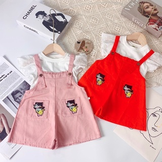 Set áo yếm cho bé gái