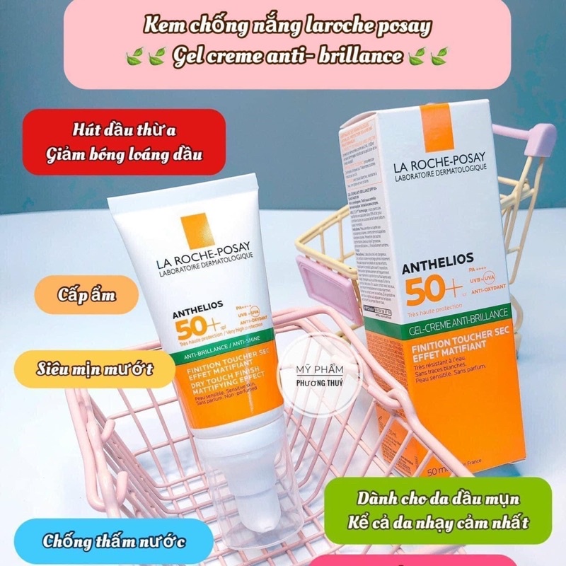 [Chuẩn auth] KEM CHỐNG NẮNG LAROCHE POSAY cho da dầu mụn