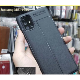 Ốp lưng SamSung Galaxy M51 silicon giả da Auto Focus