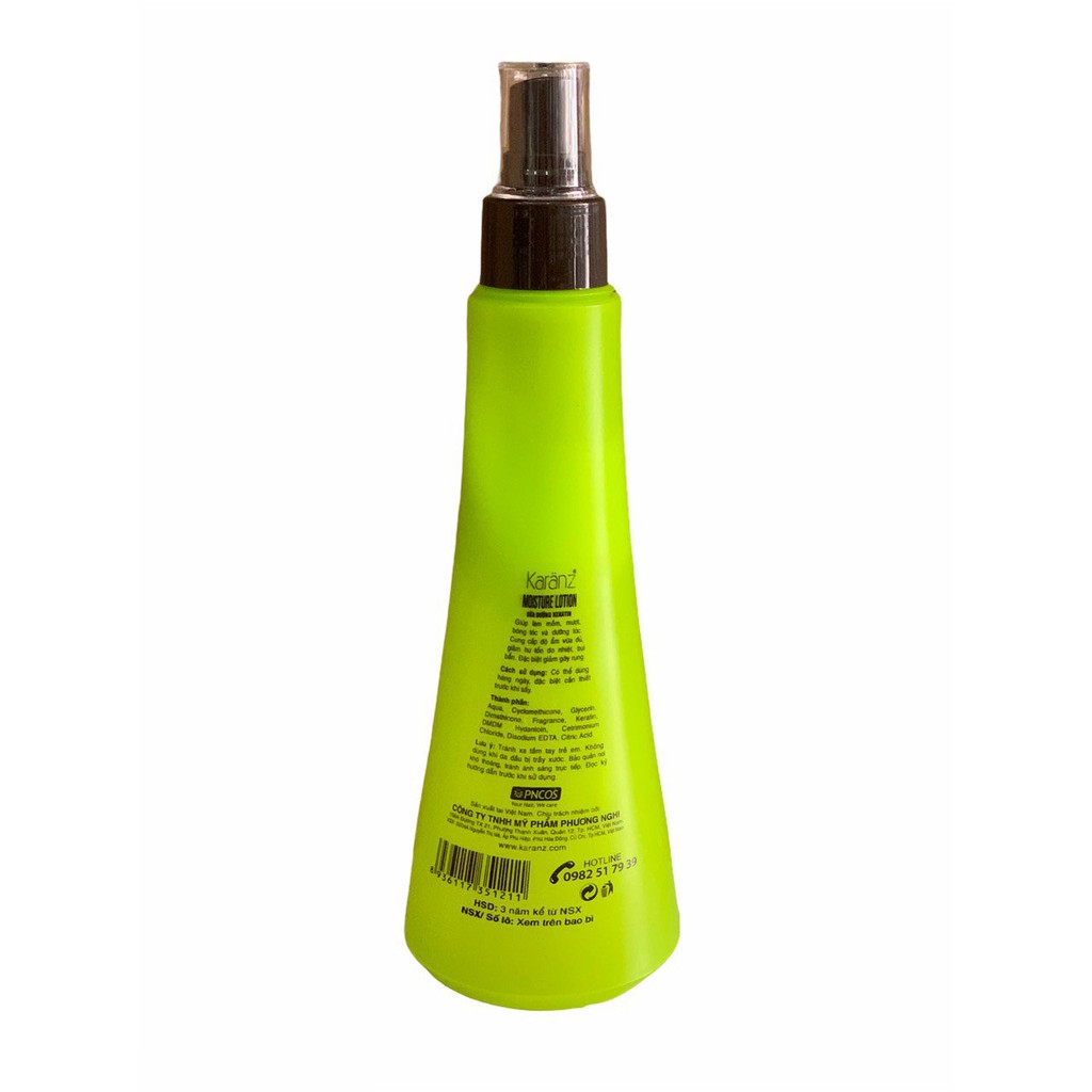 Xịt dưỡng tóc Keratin Kazan 250ml