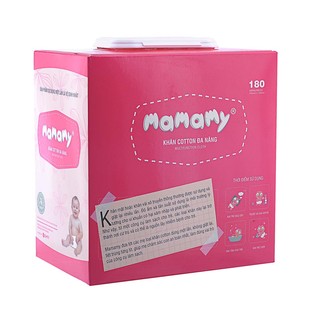khăn vải khô đa năng Mama 180 tờ