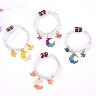 CH074 Cộc tóc CHARM Hàn Quốc - BST Goodnight - Moon Star