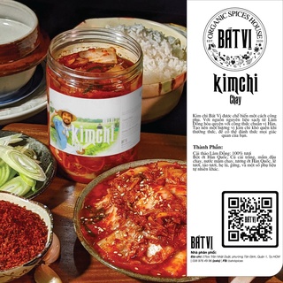 Kim chi cải thảo chay cắt lát bát vị 500g