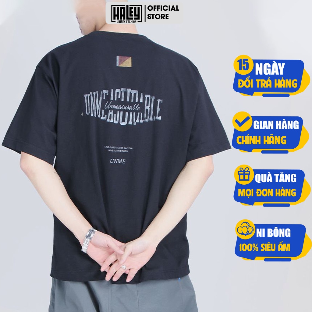 Áo thun Nam Nữ Unisex TN91 Form rộng tay lỡ HALEY street wear Basic cao cấp chất cotton 100% - phông siêu mát